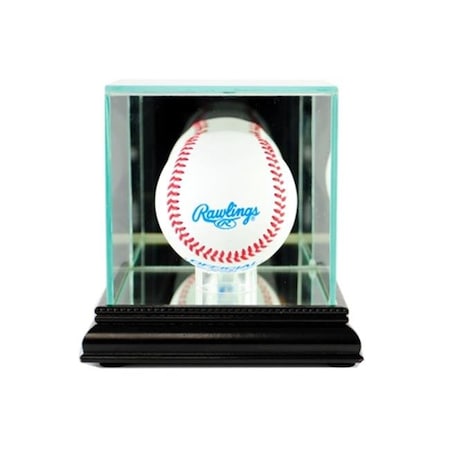 Perfect Cases Perfect Cases SBSB-B Single Baseball Display Case; Black SBSB-B